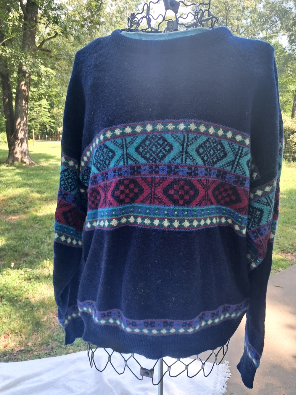 Vintage Jantzen Navy Blue Crewneck Sweater